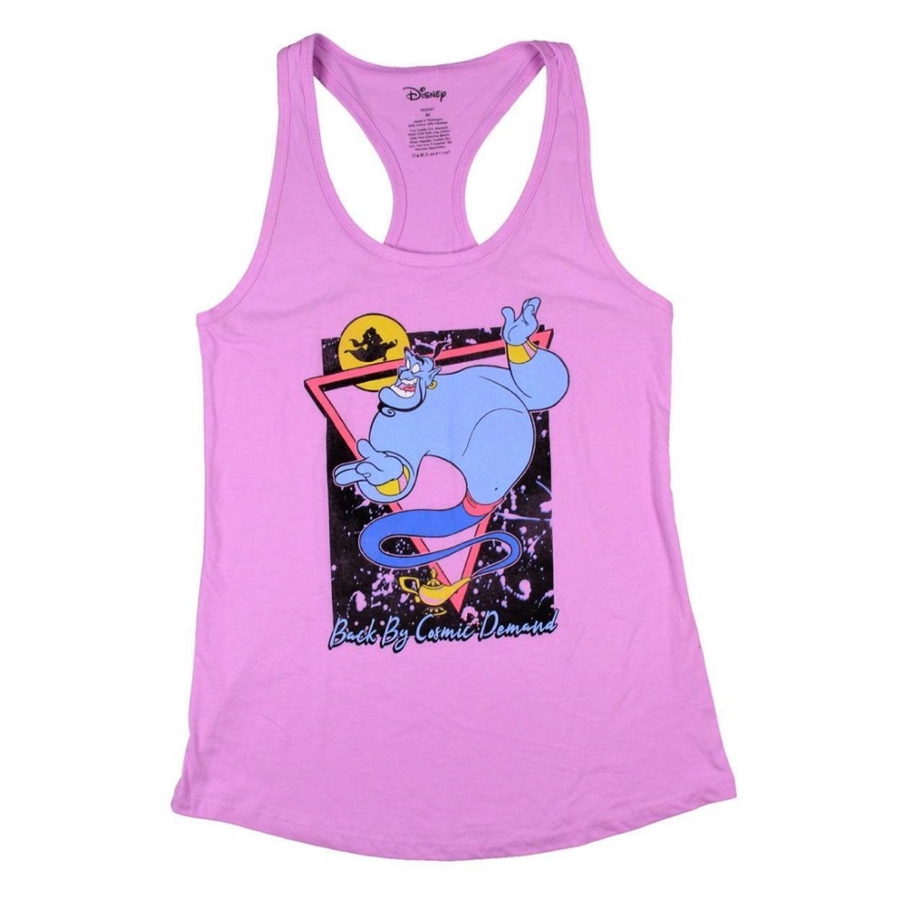 Disney Junior's Aladdin “Back By Cosmic Demand” Genie Racerback Tank Top